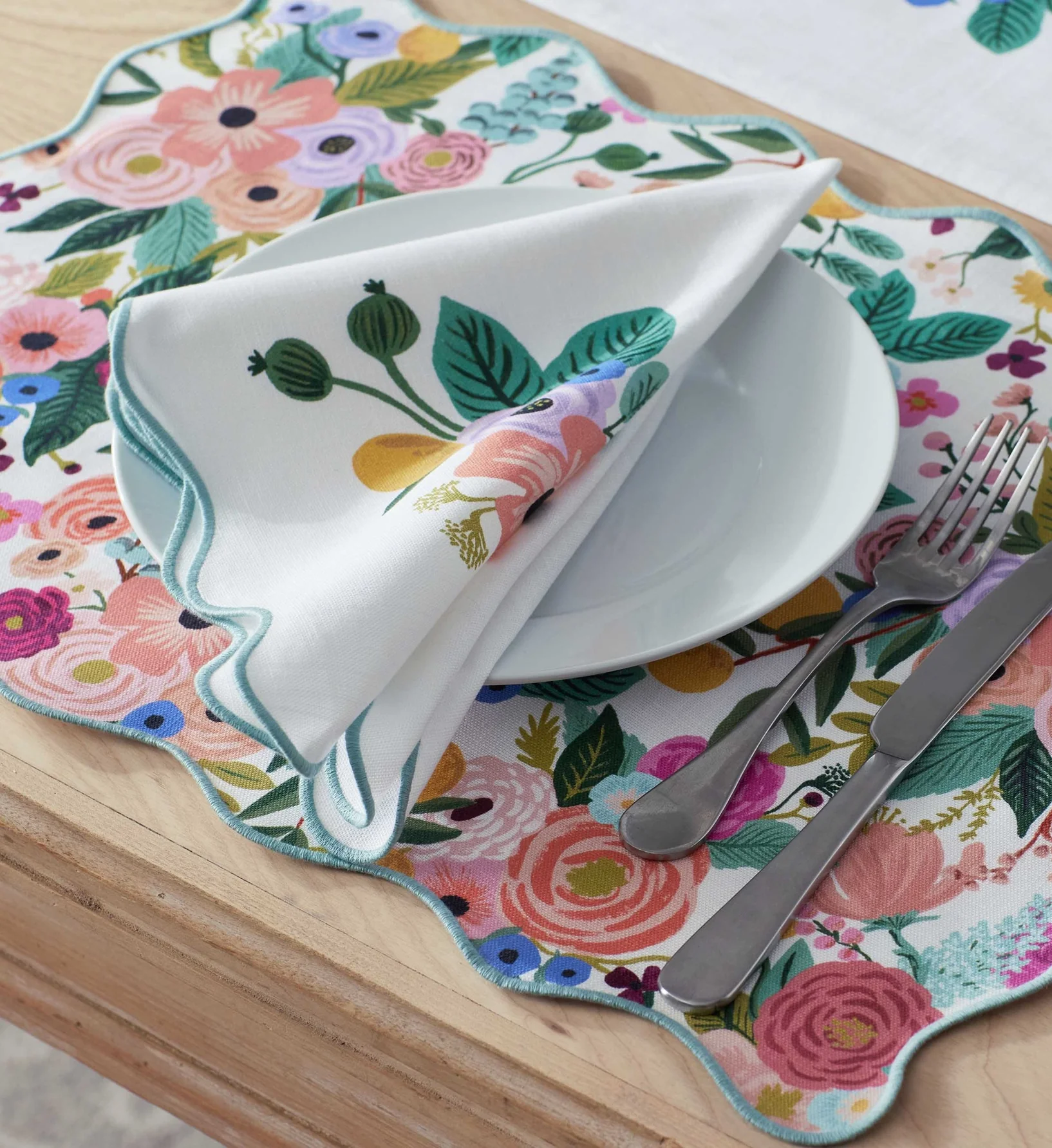 Cotton Placemats - Garden Party - Image 2
