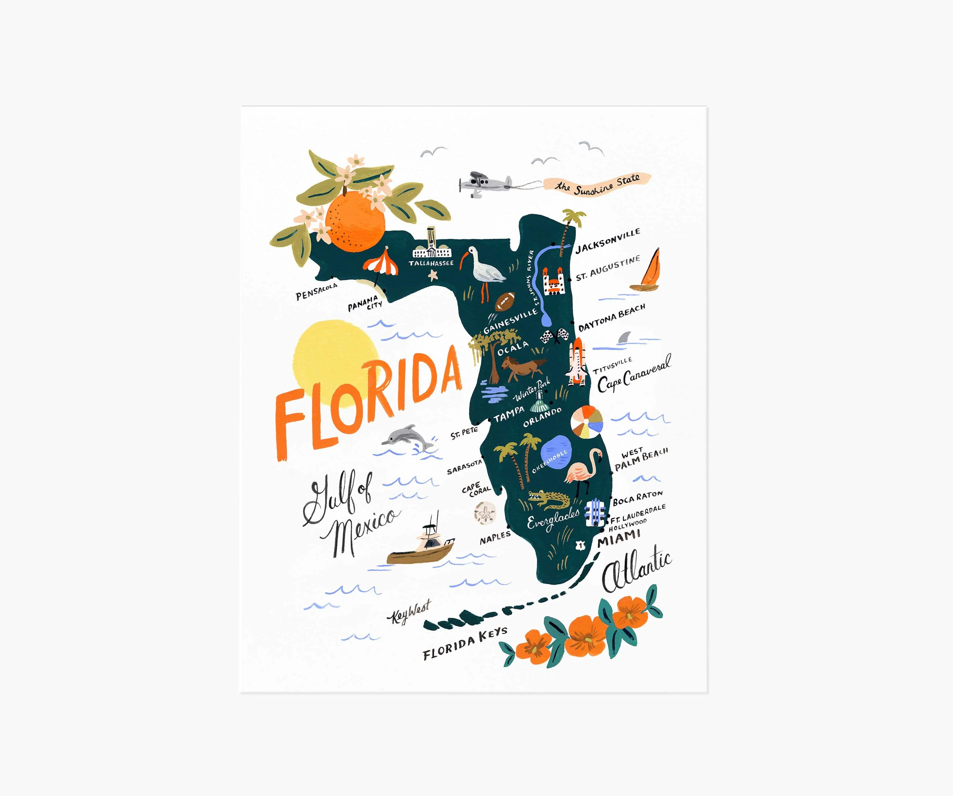 Florida Art Print