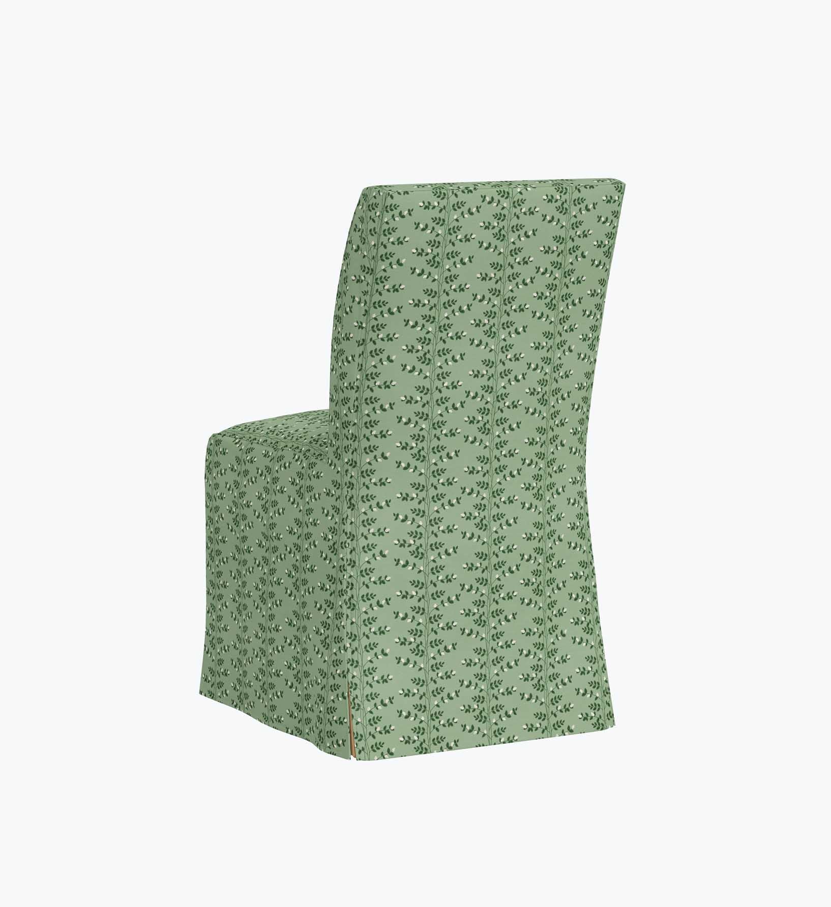 Frances Slipcover Dining Chair - Climbing Vines - Image 5