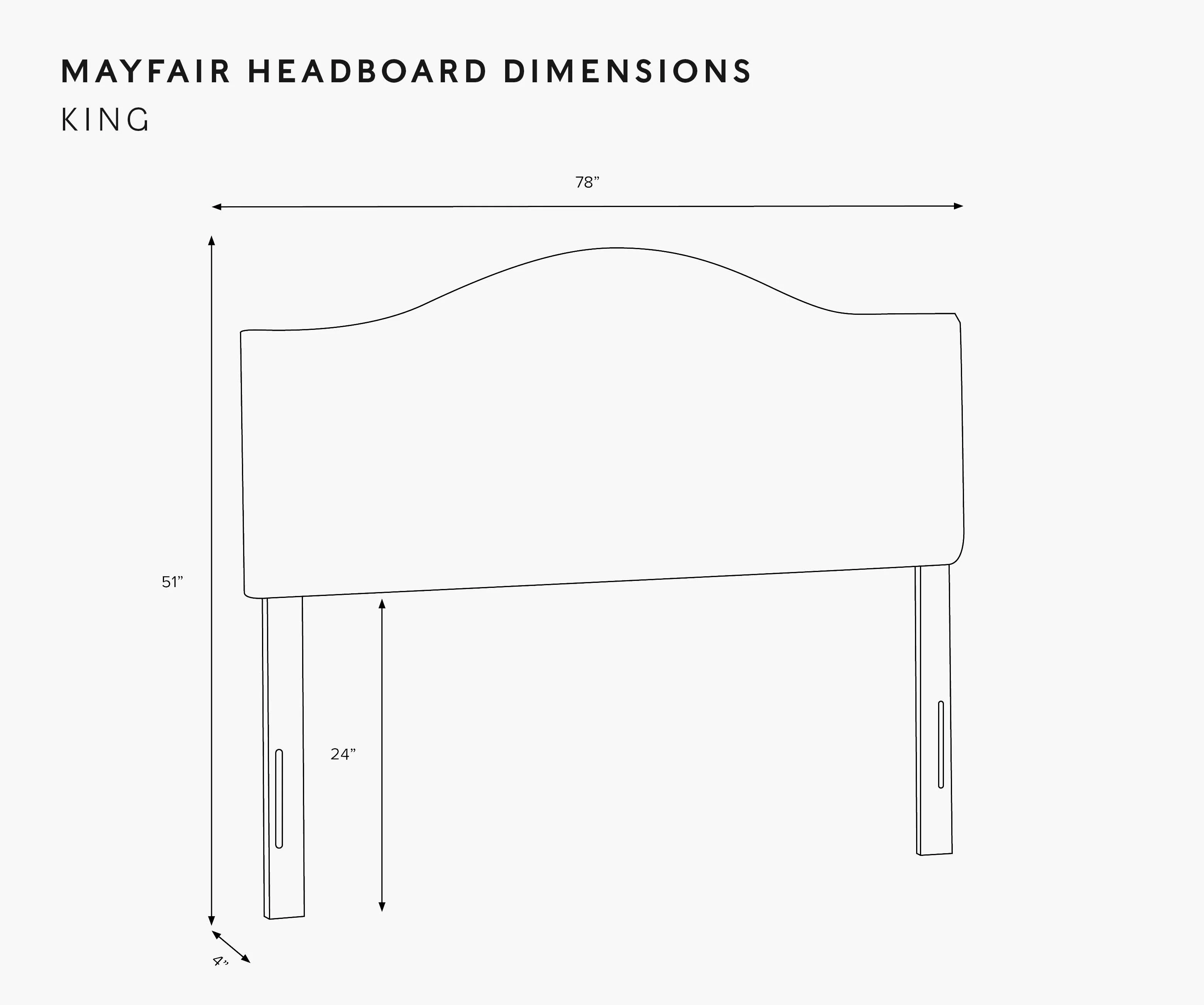 Mayfair Headboard - Strawberry Fields - Image 9