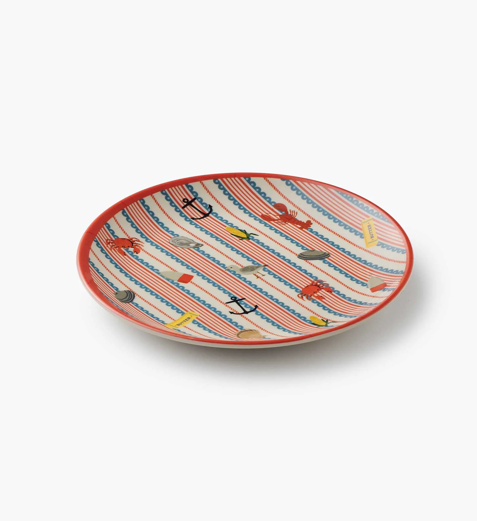 Melamine Assorted Dessert Plates - Seaside - Image 12