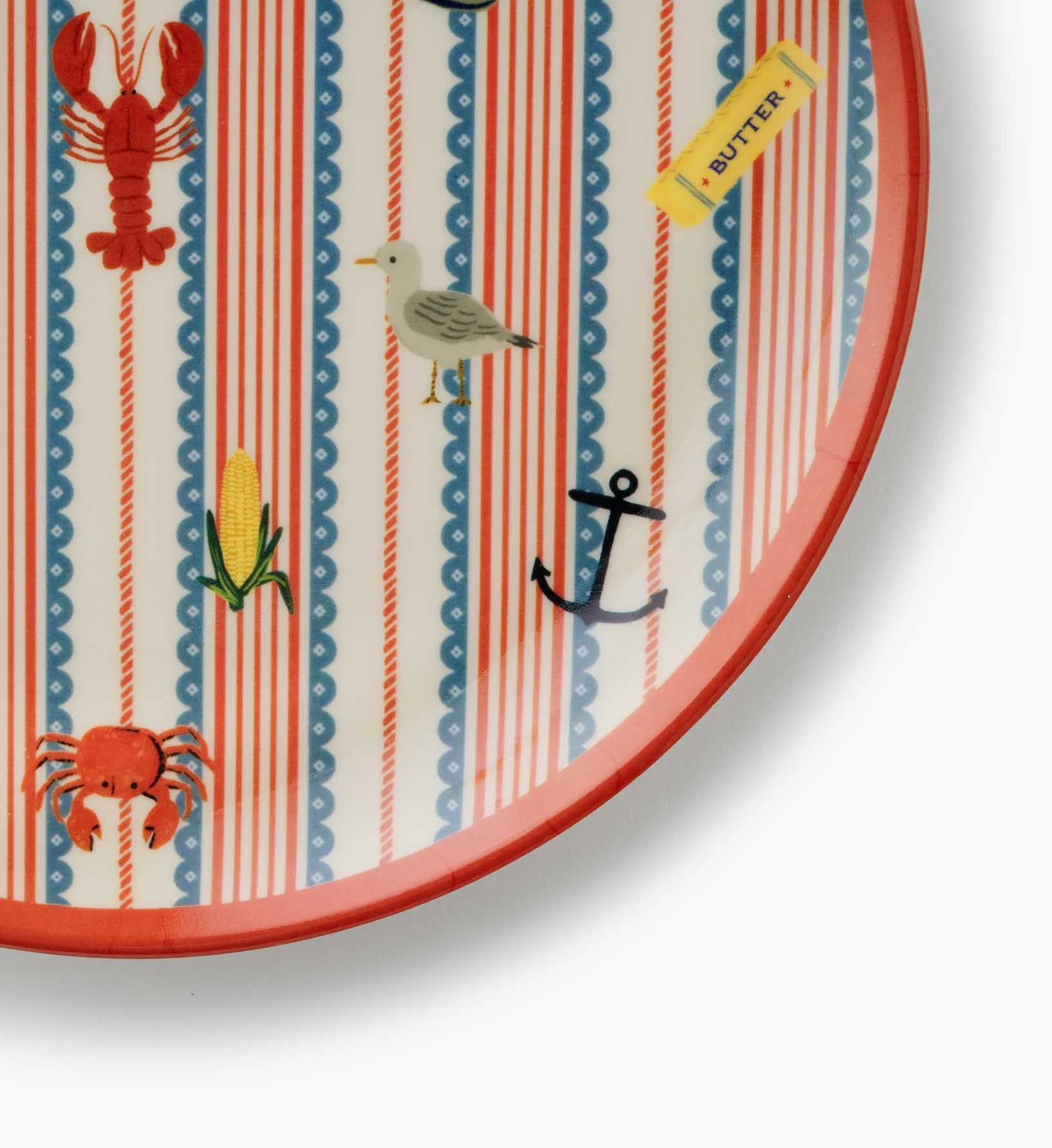 Melamine Assorted Dessert Plates - Seaside - Image 8