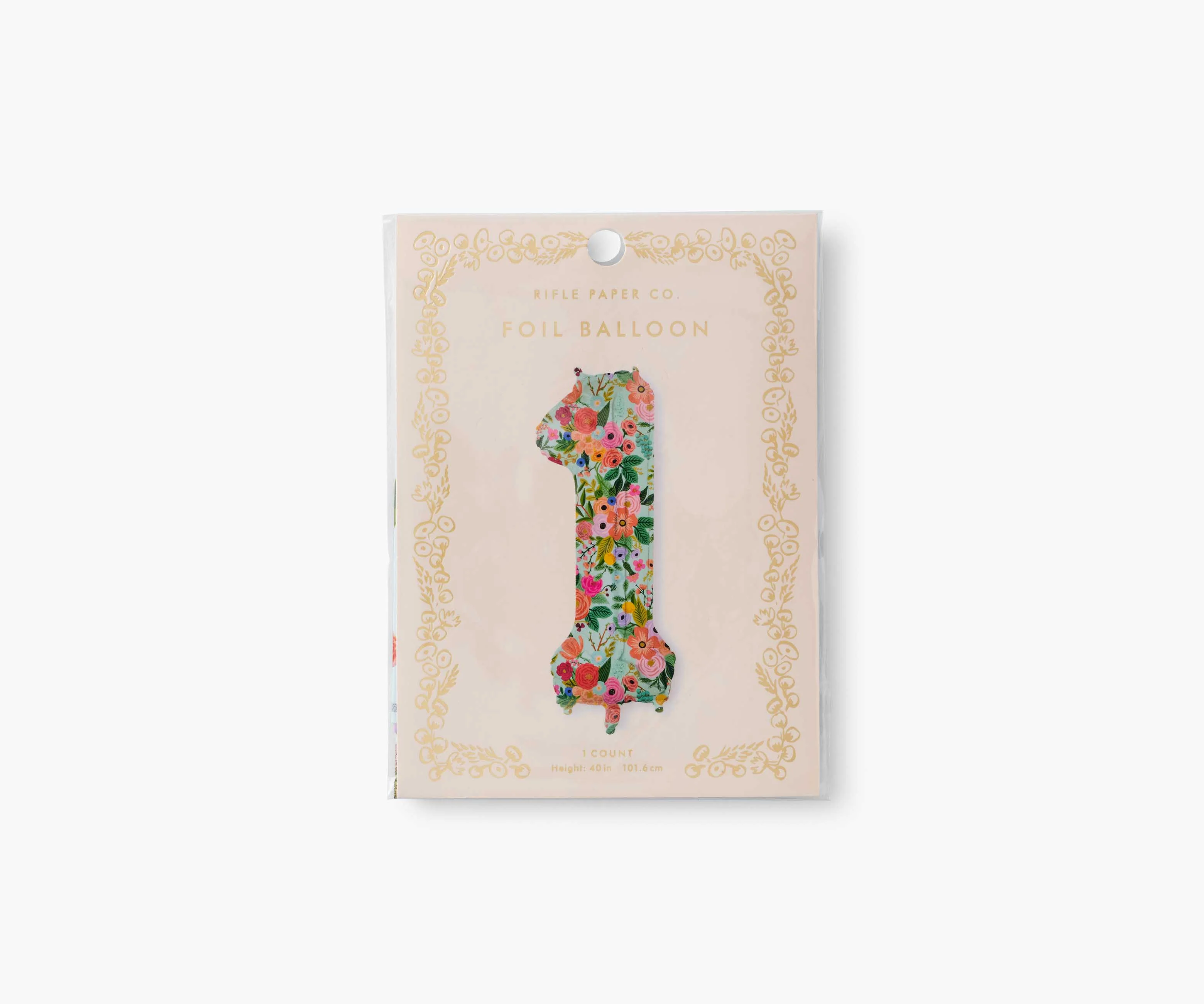 Numbered Foil Balloon - Garden Party - Image 3