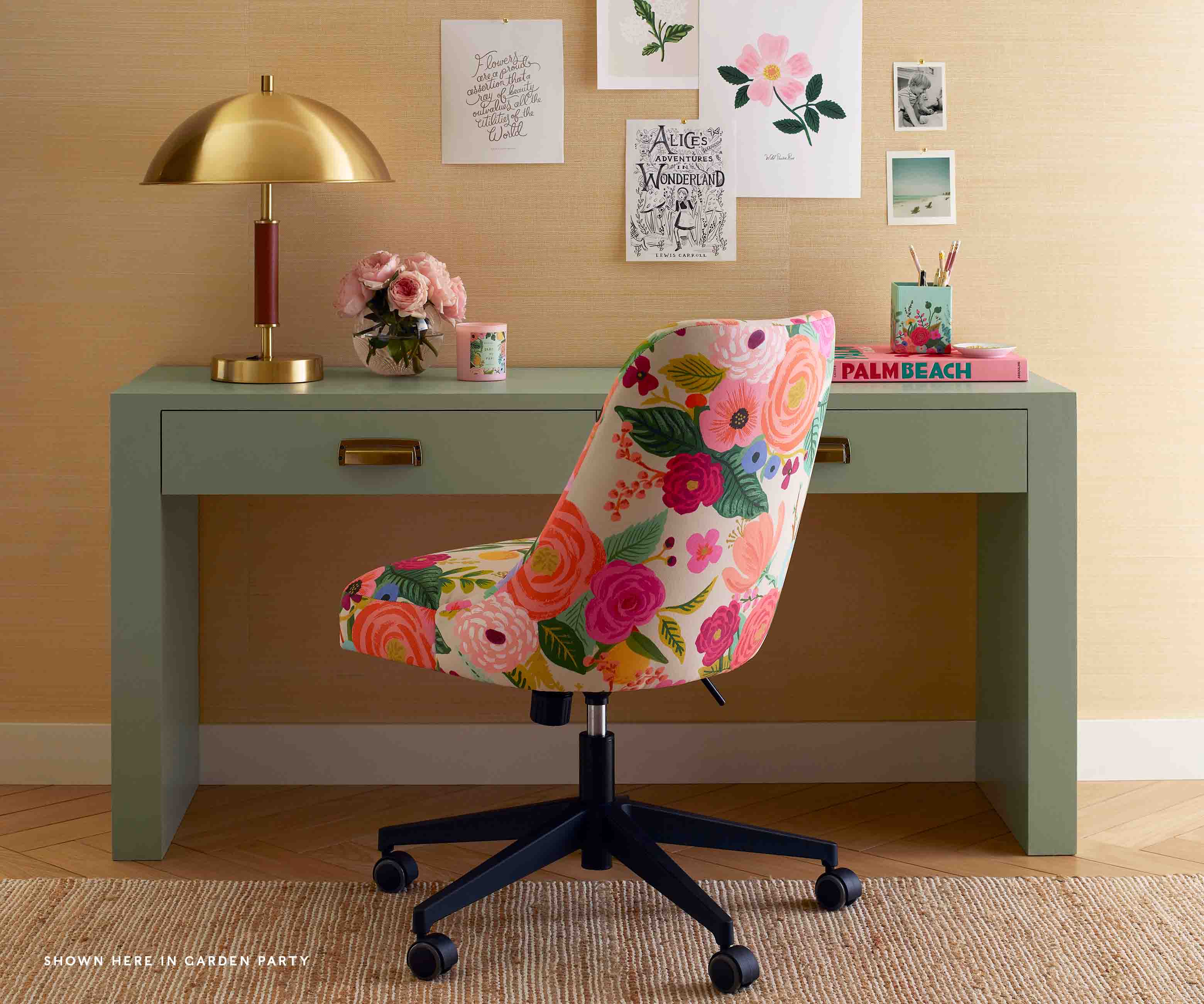 Oxford Desk Chair - Strawberry Fields - Image 6
