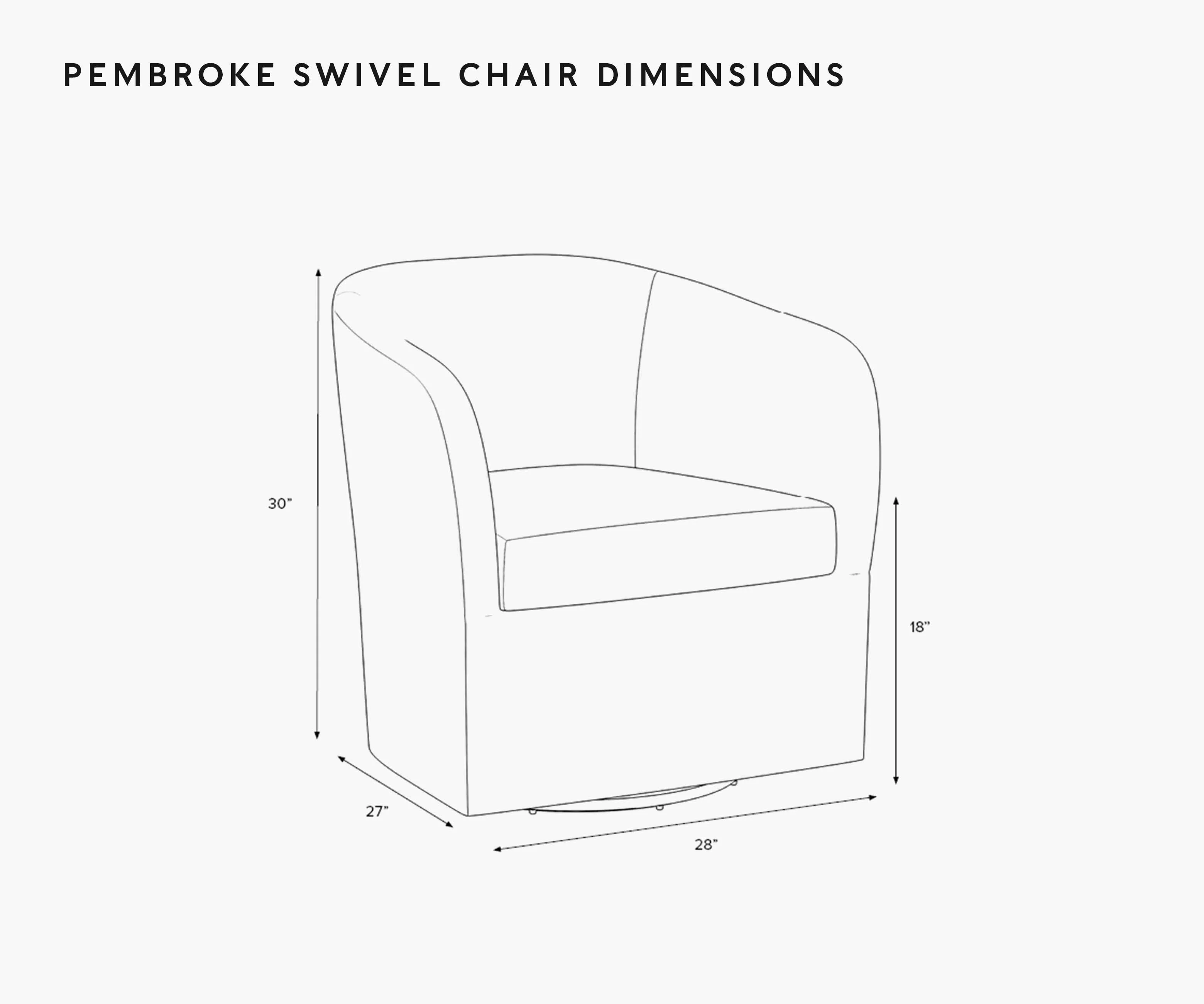 Pembroke Swivel Chair - Ditsy Dahlia Burgundy - Image 6