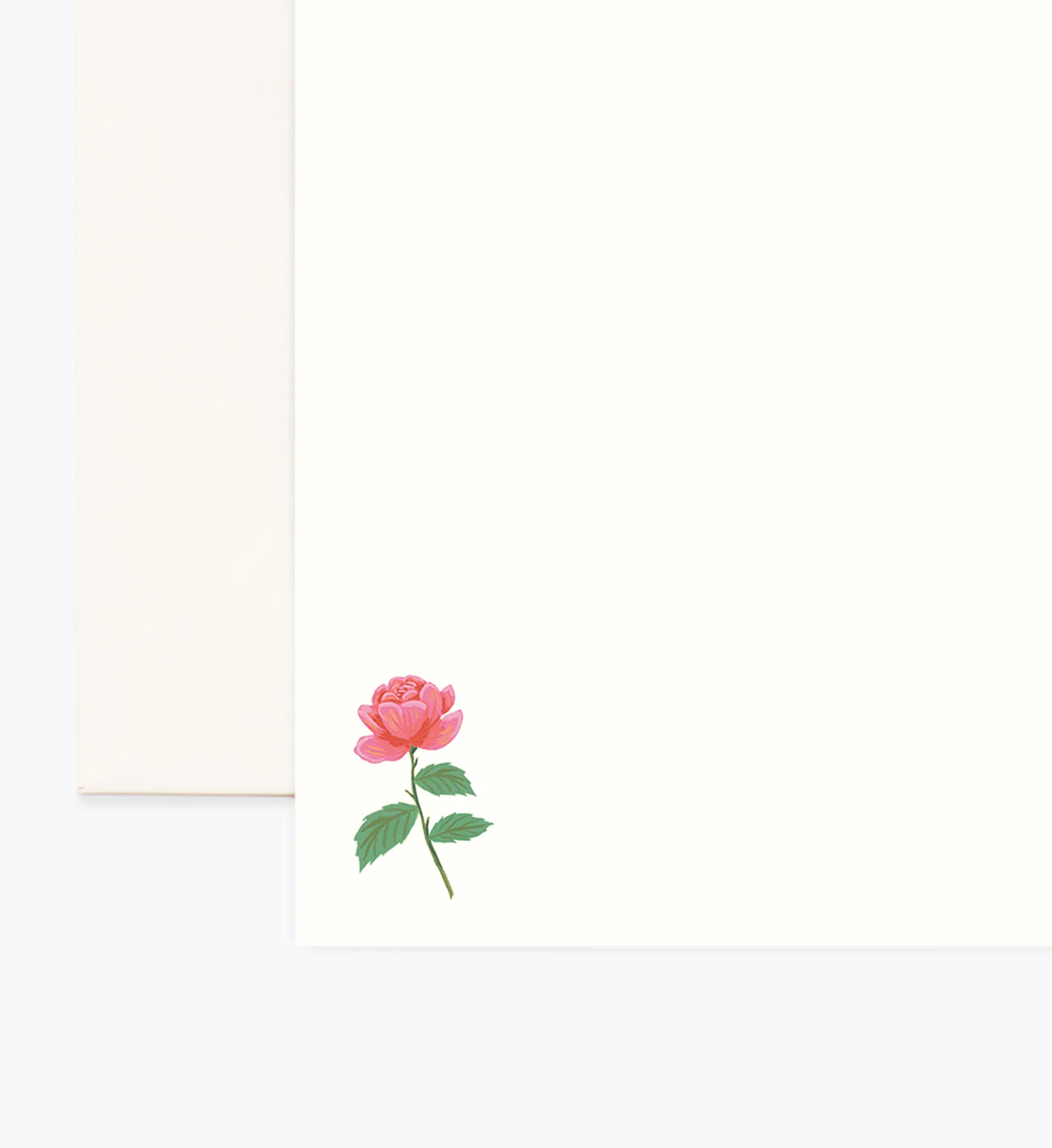 Floral Personalized Stationery  - Garden Roses - Image 2