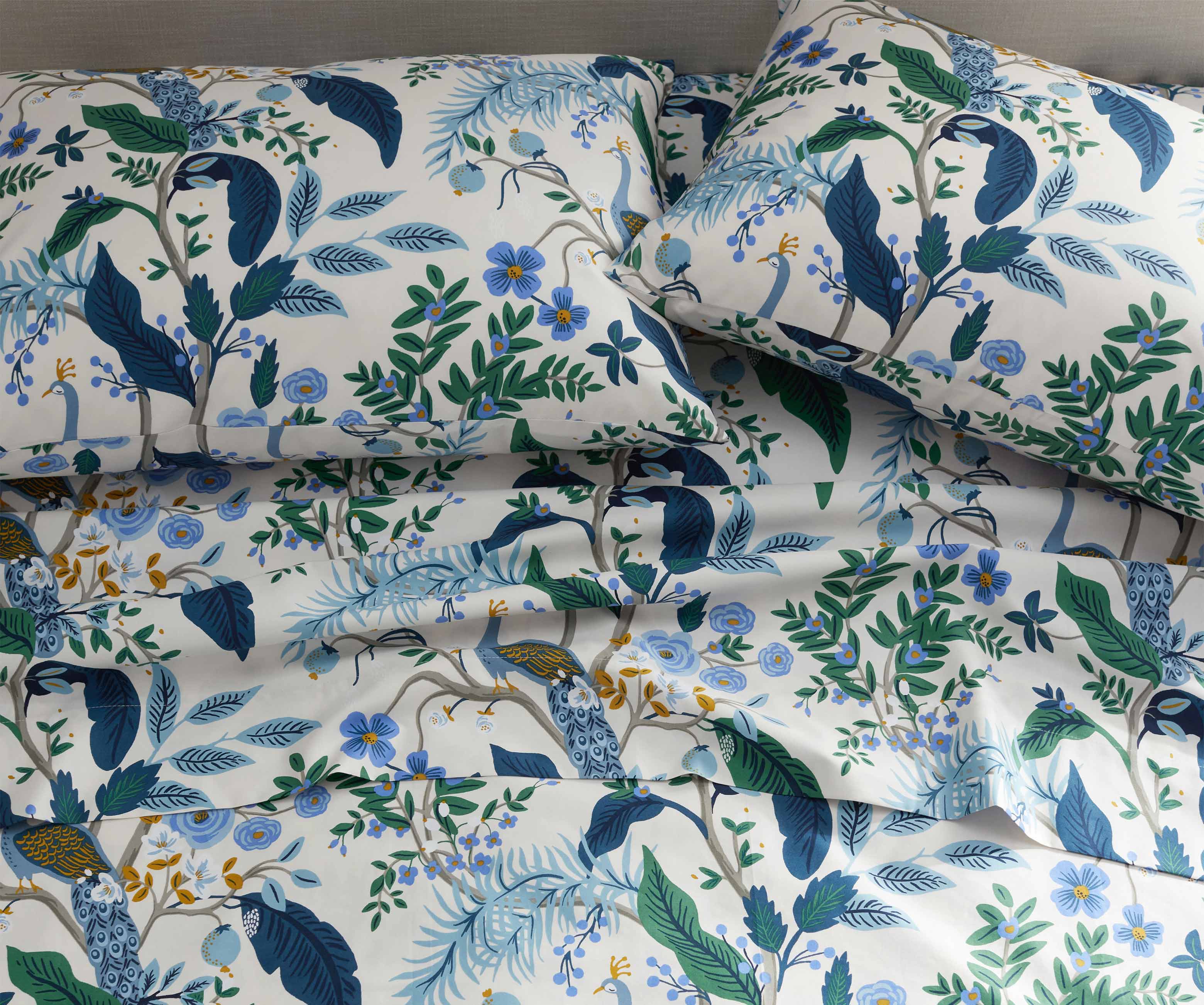 Sateen Flat Sheet - Peacock Ivory - Image 3