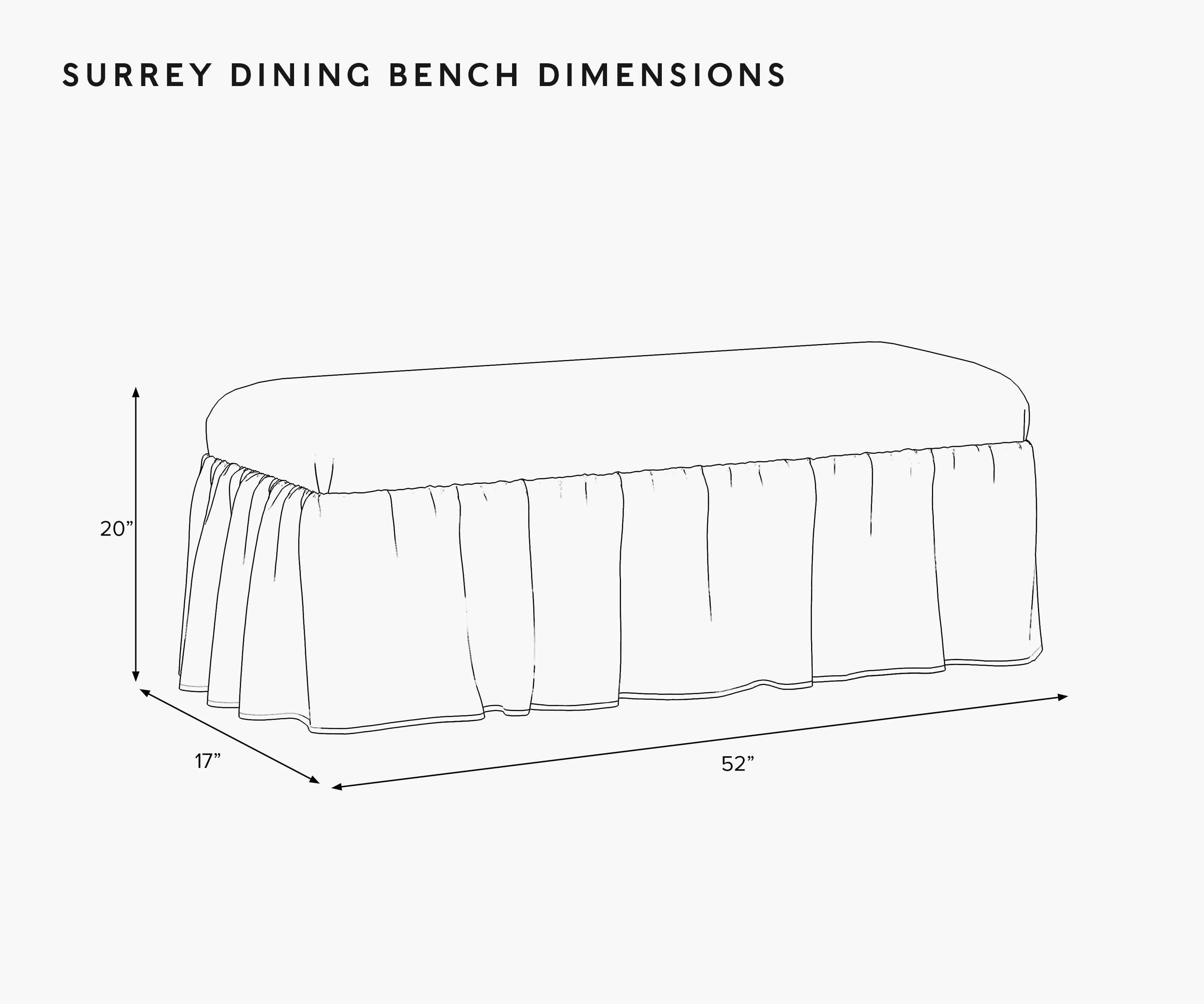 Surrey Dining Bench - Peonies - Image 5